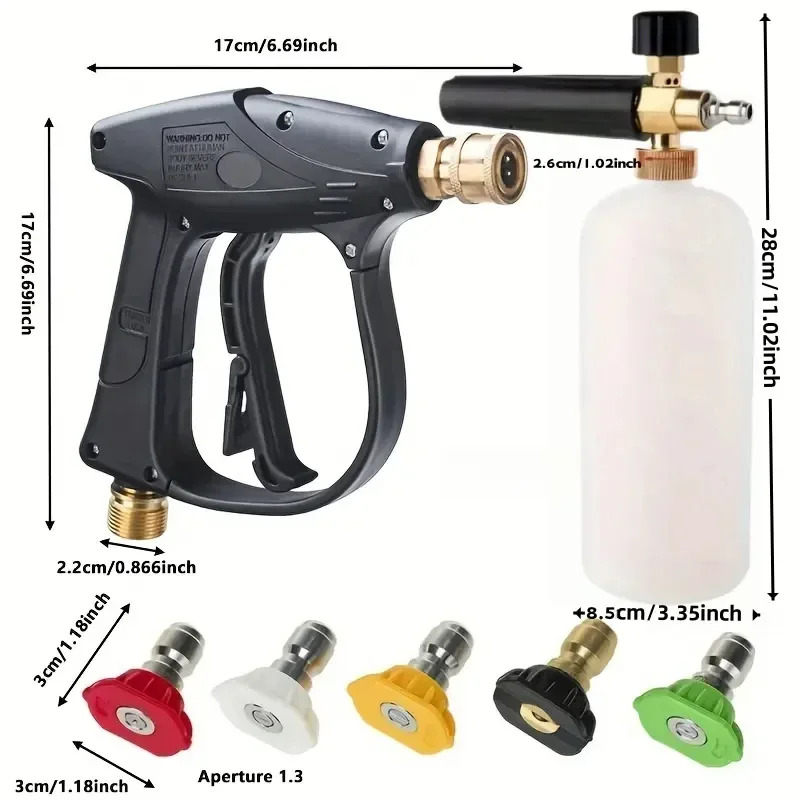 Smart Garden Hub - High Pressure Cleaning Water Gun 3000PSI