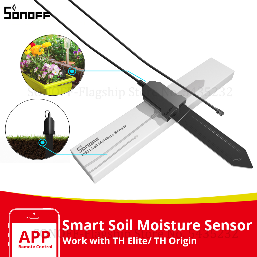 Smart Garden Test - SONOFF MS01 Soil Moisture Sensor Smart