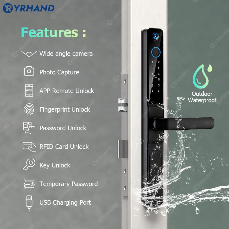 YRHAND IP66 Keyless Cat's Eye  - Smart Garden Gate Lock recension och pris