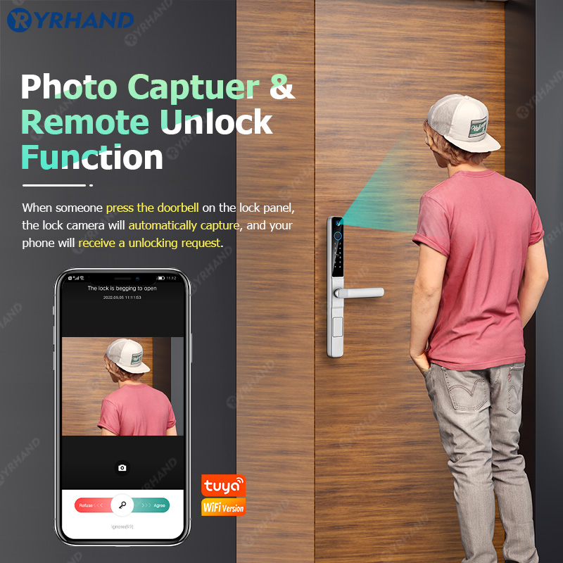YRHAND IP66 Keyless Cat's Eye  - Smart Garden Gate Lock recension och pris