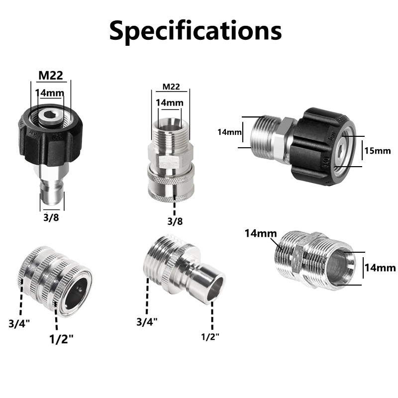 10PCS Pressure Washer Adapter  - Smart Garden Hub recension och pris