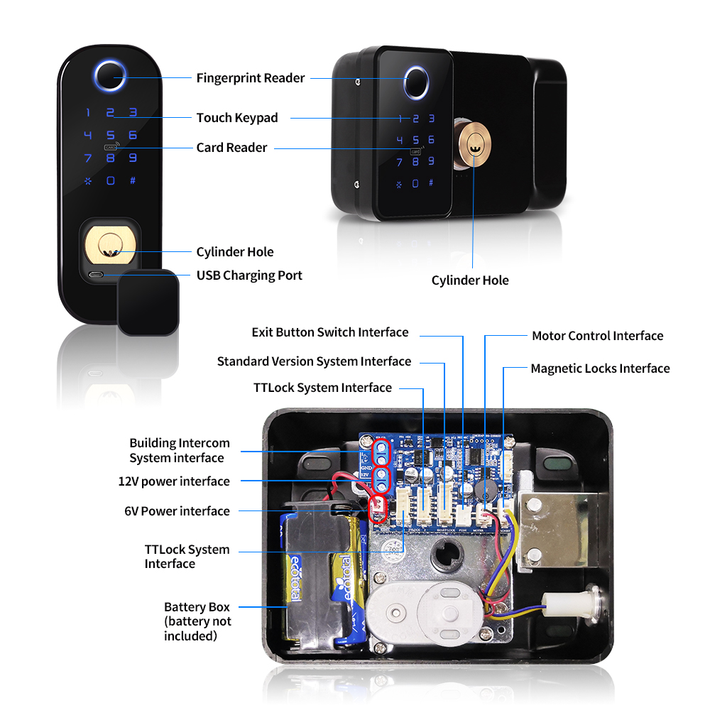 TTLOCK APP Outdoor Smart Lock  - Smart Garden Gate Lock recension och pris