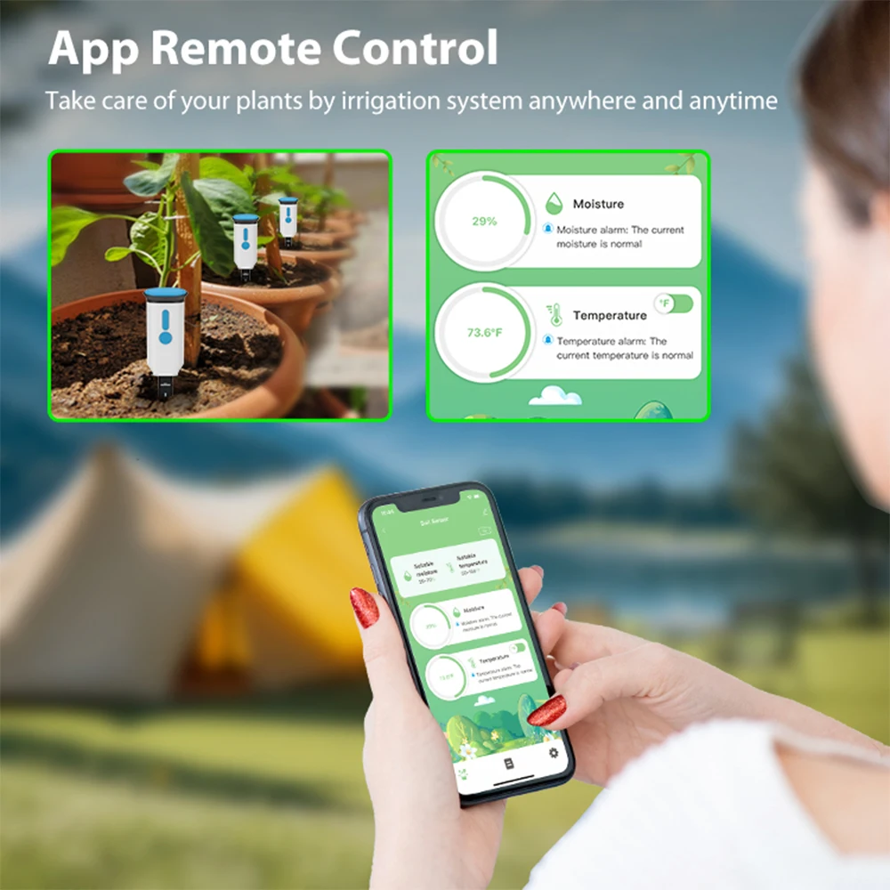Haozee Tuya Smart WiFi Soil Mo - Smart Garden Sensors recension och pris