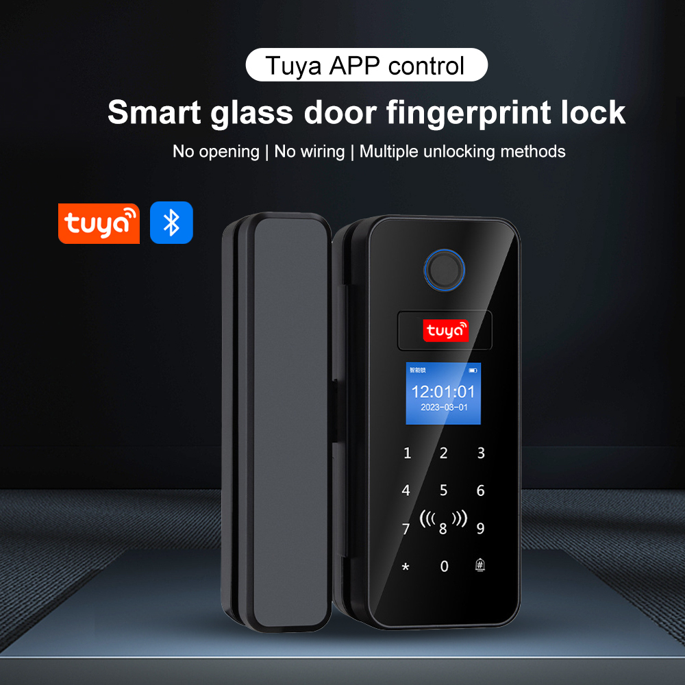 Double Hook Smart Glass Door L - Smart Garden Gate Lock recension och pris