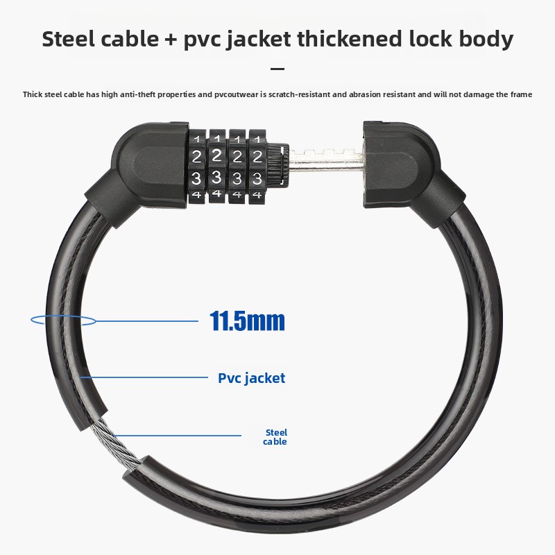 Bicycle Portable Four-digit Pa - Smart Garden Gate Lock recension och pris