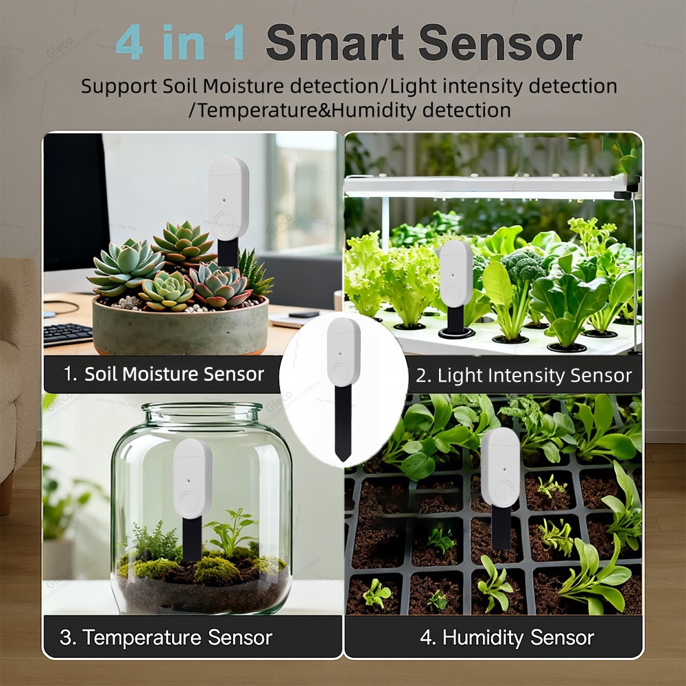4in1 Zigbee Soil Moisture Temp - Smart Garden Sensors recension och pris