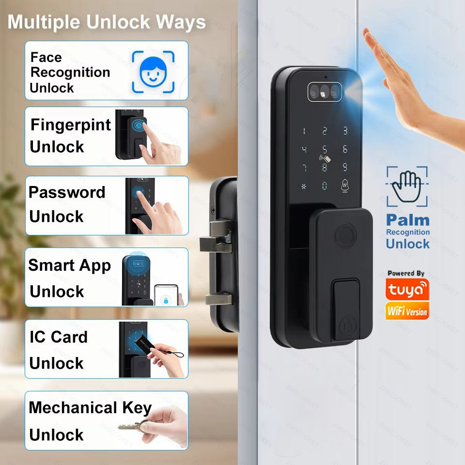 Smart Tuya WiFi APP Bluetooth  - Smart Garden Gate Lock recension och pris