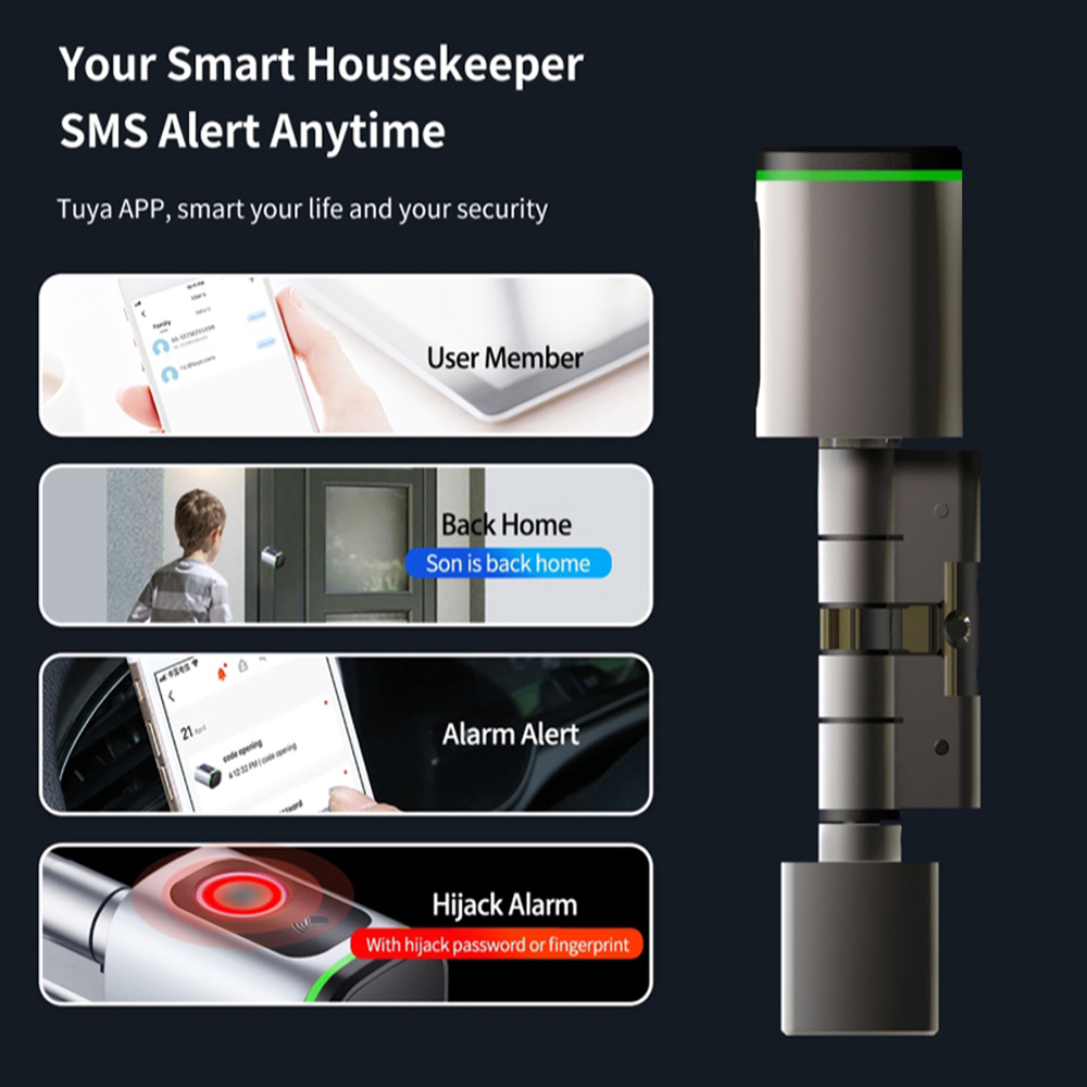 Zemismart BLE Smart Electronic - Smart Garden Gate Lock recension och pris