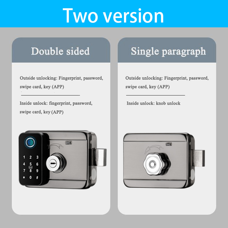 Waterproof Smart Door Lock Fin - Smart Garden Gate Lock recension och pris