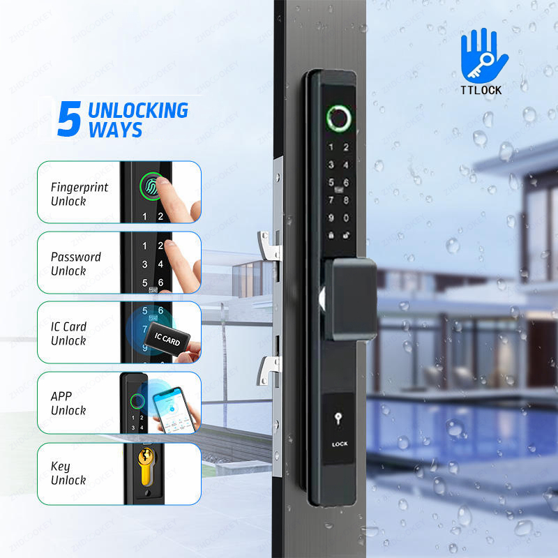 ZHDCOOKEY Biometric Digital Do - Smart Garden Gate Lock recension och pris