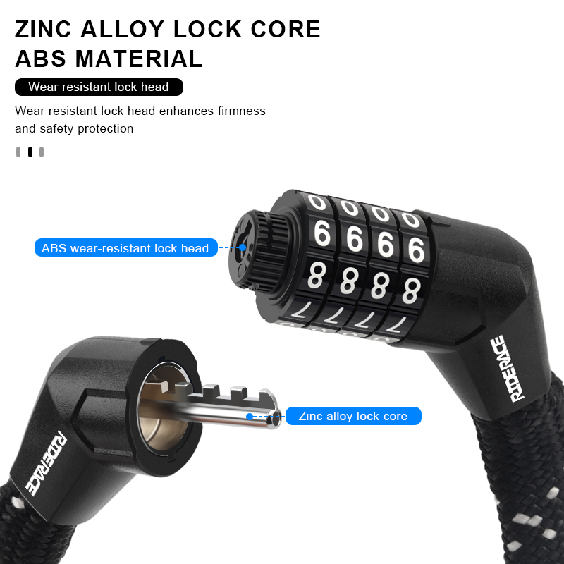 Portable Bike Chain Lock Anti- - Smart Garden Gate Lock recension och pris
