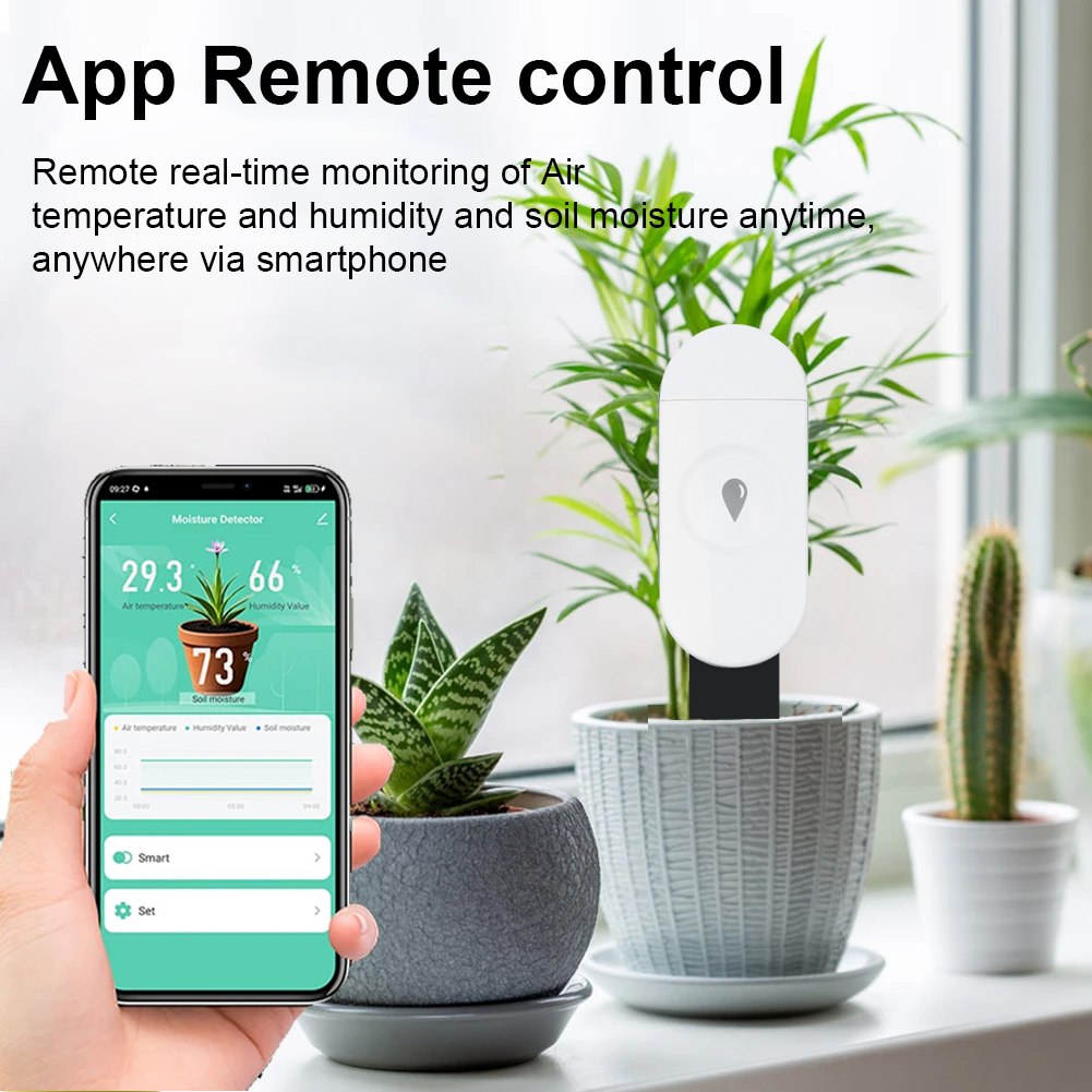 Tuya  Temperature Humidity Moi - Smart Garden Sensors recension och pris