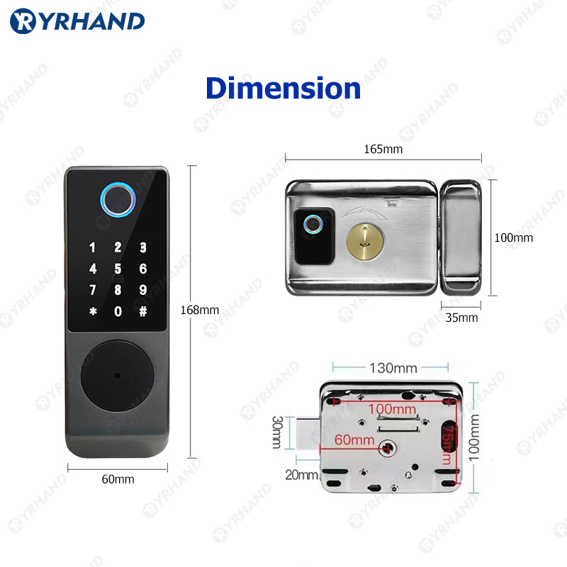 Tuya Smart lock Waterproof Wif - Smart Garden Gate Lock recension och pris
